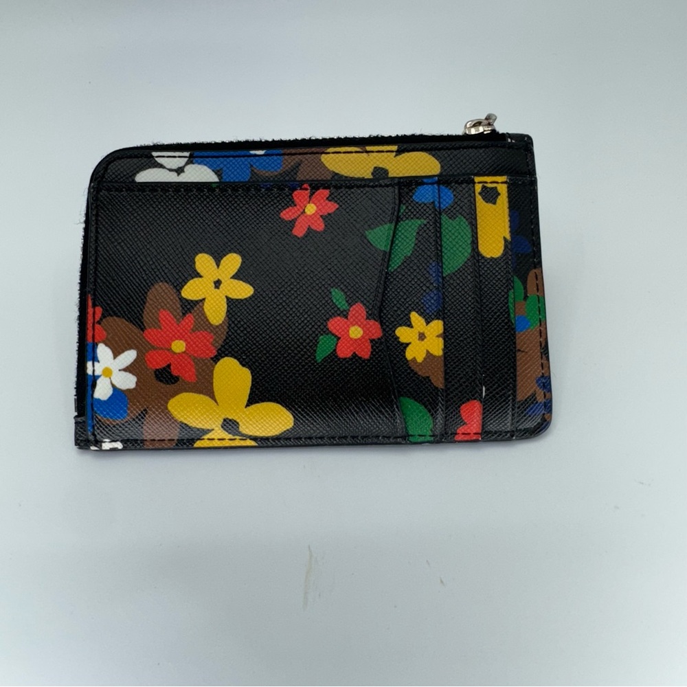 Kate Spade New York Staci Sailing Floral Cameron Medium L-Zip Cardholder - Picture 3 of 11
